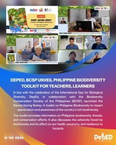 DepEd, BCSP unveil Philippine biodiversity toolkit for teachers, learners