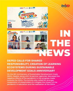 DepEd calls for shared responsibility, creation of learning ecosystems during Sustainable Development Goals anniversary