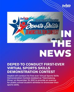 DepEd to conduct first-ever virtual sports skills demonstration contest