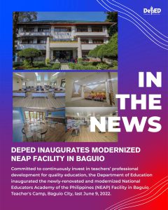 DepEd inaugurates modernized NEAP facility in Baguio